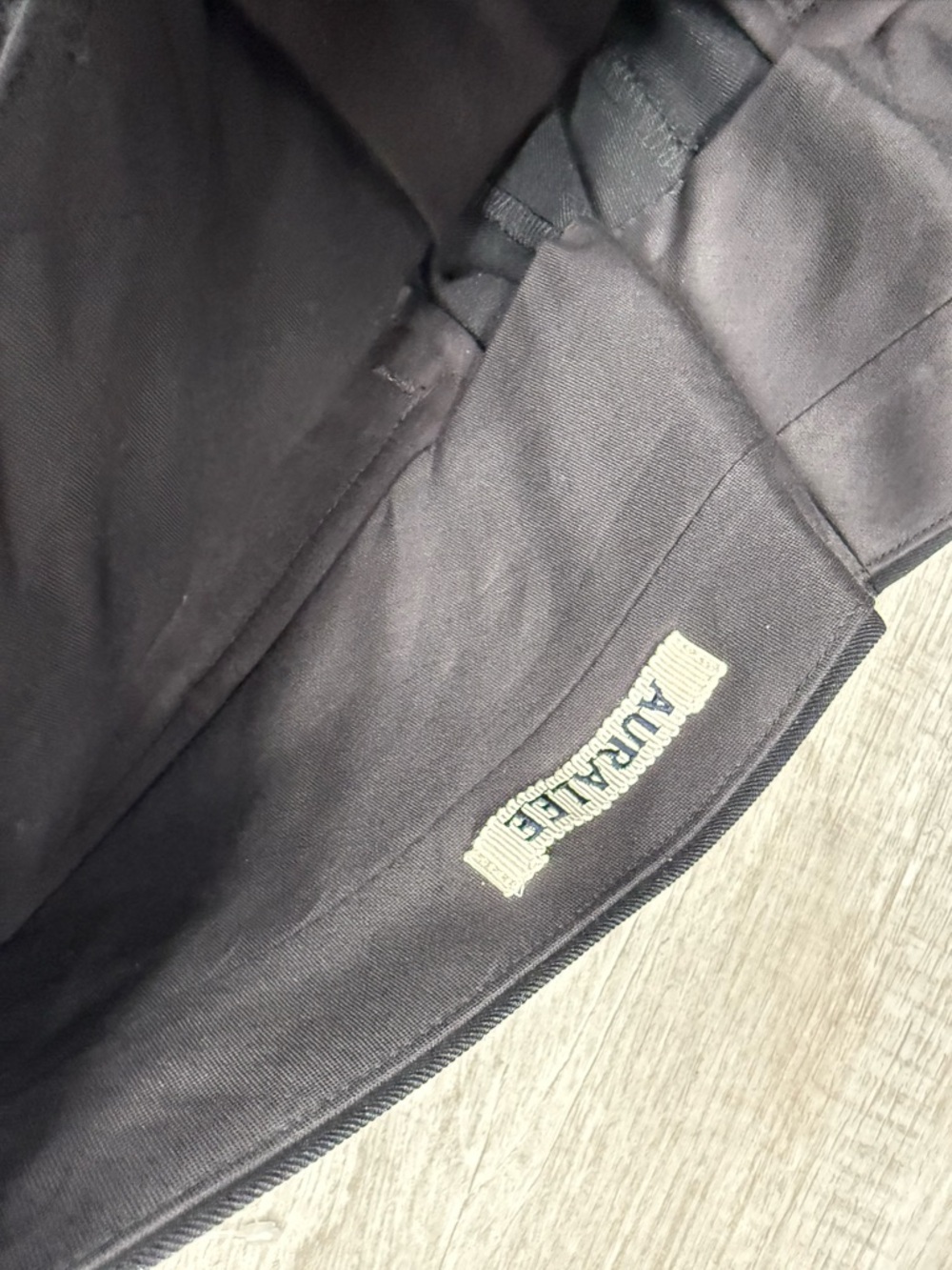 Men's Black Flat Front Dress Shorts - Picture 4 of 4